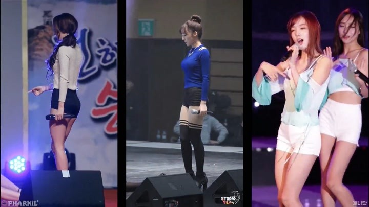 韩国女团stellar 朱敏希饭拍超清跳舞视频动感身材健康氧气美标杆