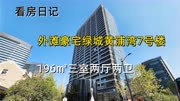 上海外滩豪宅绿城黄浦湾入门级户型196㎡三室两厅两卫