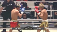 杨明vs武尊，中国小伙挑战日本格斗天才武尊，遭对手连续重拳KO！