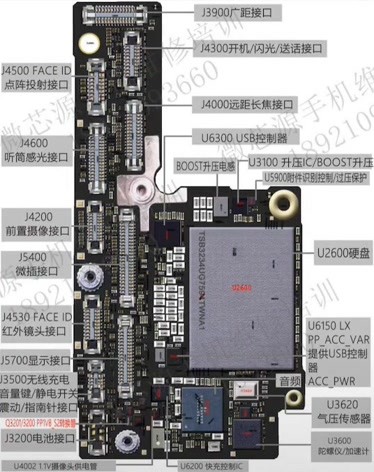 苹果xs主板图解高清图图片