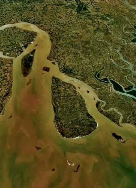 恒河三角洲地形图片