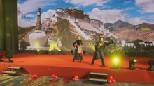 藏族歌舞逛新城