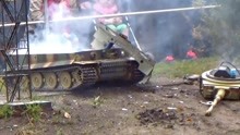 2014年，海德钢坦克虎模型，爆炸模型RC坦克爆炸