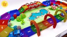 小玲儿童玩具：建造彩虹高速公路！