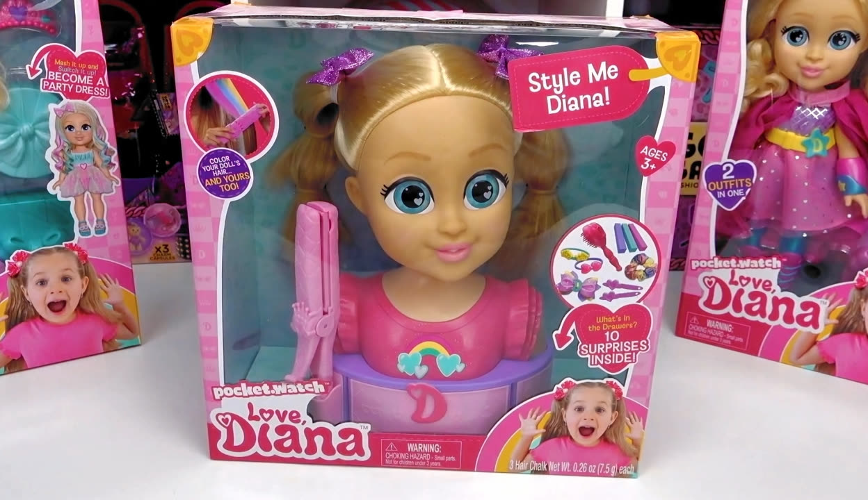 儿童趣味玩具:小胖妞惊喜美发娃娃开箱,迷你化妆盒和梳妆玩具