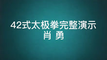 [图]42式太极拳完整版，经典竞赛套路，冠军水平演示，太有味了！