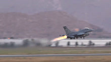 F-16 Full Afterburner Scramble Takeoffs