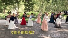 【舞】魅力朵朵舞蹈队表演舞蹈《故乡的炊烟》，2021年7月紫竹院