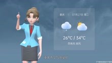 重庆市2021年7月27日天气预报