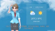 上海市2021年9月26日天气预报