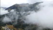 DJI拍摄党岭的秋雾-拍摄时间2021年10月19日17时
