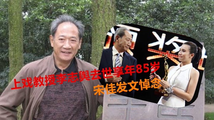 上戏教授李志舆去世享年85岁 宋佳发文悼念 愿他在天堂没有病痛