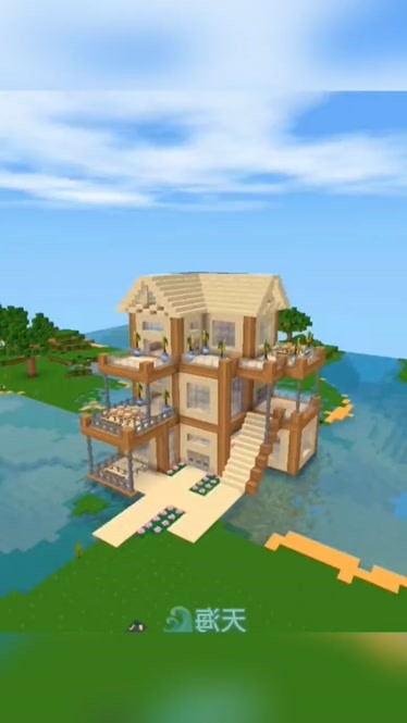 迷你世界:秒建海上生存别墅