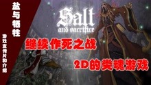 [图]盐与牺牲｜Salt And Sacrifice 游戏宣传片和介绍