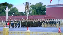 北京天安门升旗仪式