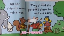 [图]小鼠波波英文绘本《小鼠波波去露营 Maisy Goes Camping》