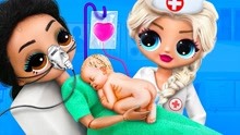 芭比玩具乐园：芭比公主临时来到医院，没想到小公主诞生了！