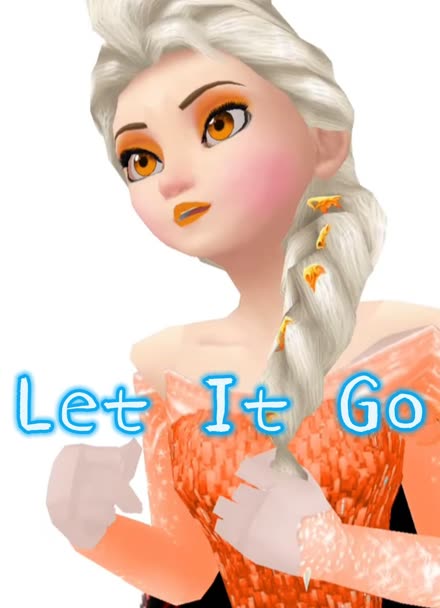 冰雪奇缘mmd:火焰艾莎再现经典《let it go》