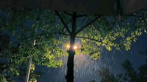 下雨了