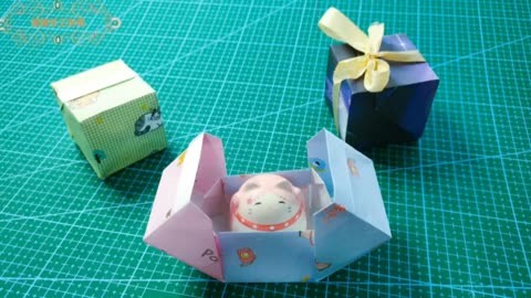 可爱又实用的礼物盒手工折纸