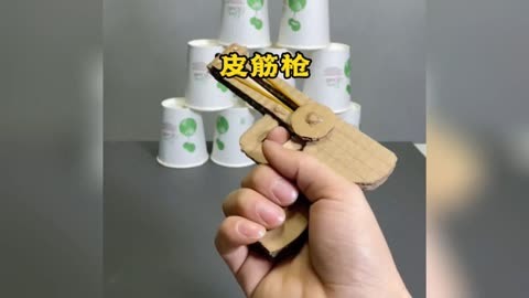 这样的皮筋枪简直太帅了