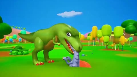 儿童恐龙动画片,致命一击